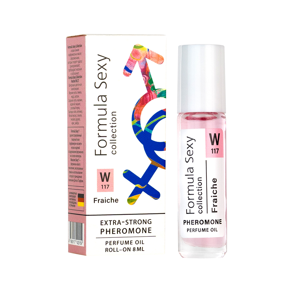 Парфюмерное масло с феромонами Formula Sexy Collection Fraiche W117 (Формула Секси Коллекшн Фрэш W117) – 8ml for women