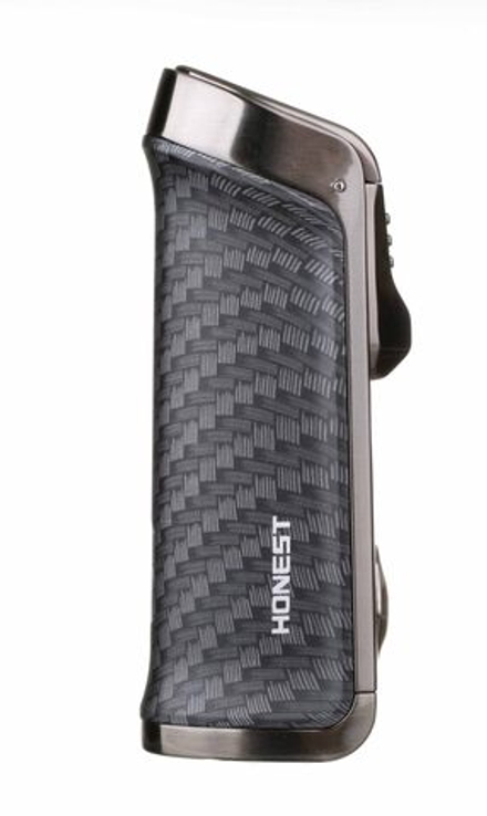 Зажигалка сигарная Honest, тройное пламя, с пробойником, карбон 787-Carbon