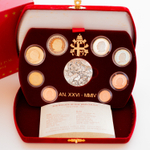 Vatican City 2004 Proof Coin Set – John Paul II with Silver Medal