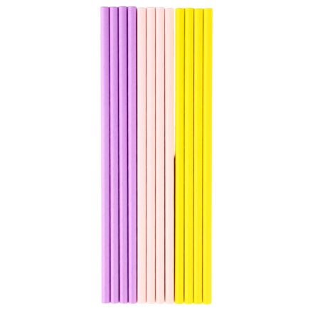 Трубочки бумажные 12 шт «Нежность»