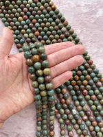 Нить бусин из яшмы 10,5мм, матовые