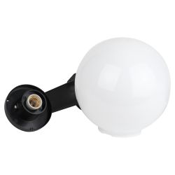 Садово-парковый светильник ЭРА НБУ 01-60-251 шар опаловый настенный IP44 Е27 max60Вт d250mm | Садово-парковые светильники
