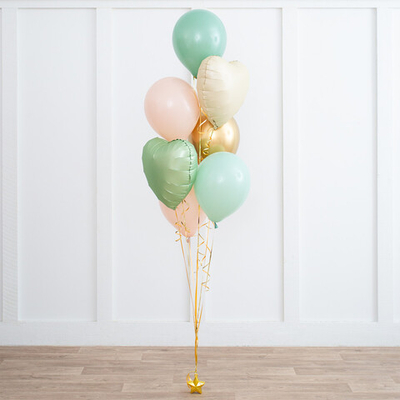 Фонтан шаров "Сливочная мята"