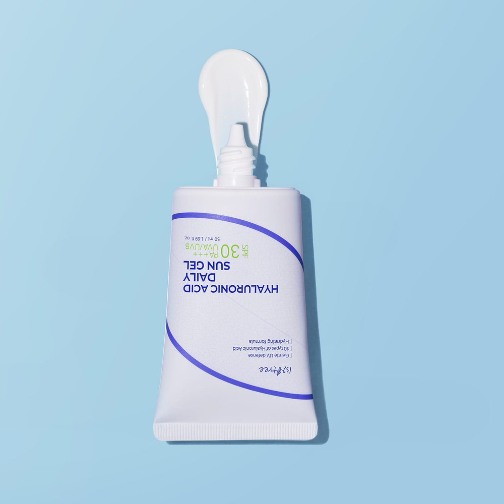 ISNtree, Ежедневный солнцезащитный гель с гиалуроновой кислотой, SPF 30, 50 мл (1,69 жидк. унц.)