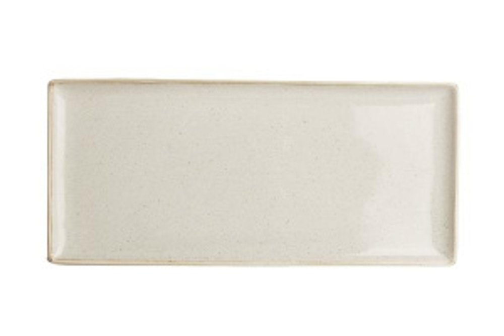 Блюдо прямоугольное 35*16 см фарфор цвет бежевый Porland