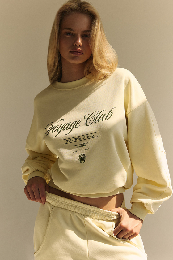 Свитшот с принтом Ваниль