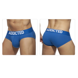 Мужские трусы брифы синие Addicted AD2076-9