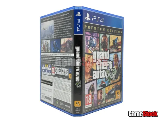 PS4 GTA 5 Premiun Edition/Grand Theft Auto 5 (Б/У, Русские субтитры, CUSA-00411)