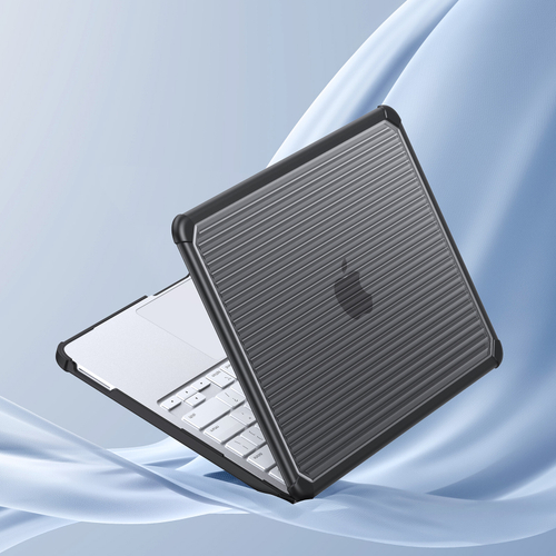 Чехол темного цвета для ноутбука MacBook Neo 13 (с 2026-) от Dux Ducis, серии LCGH Series Protective Case