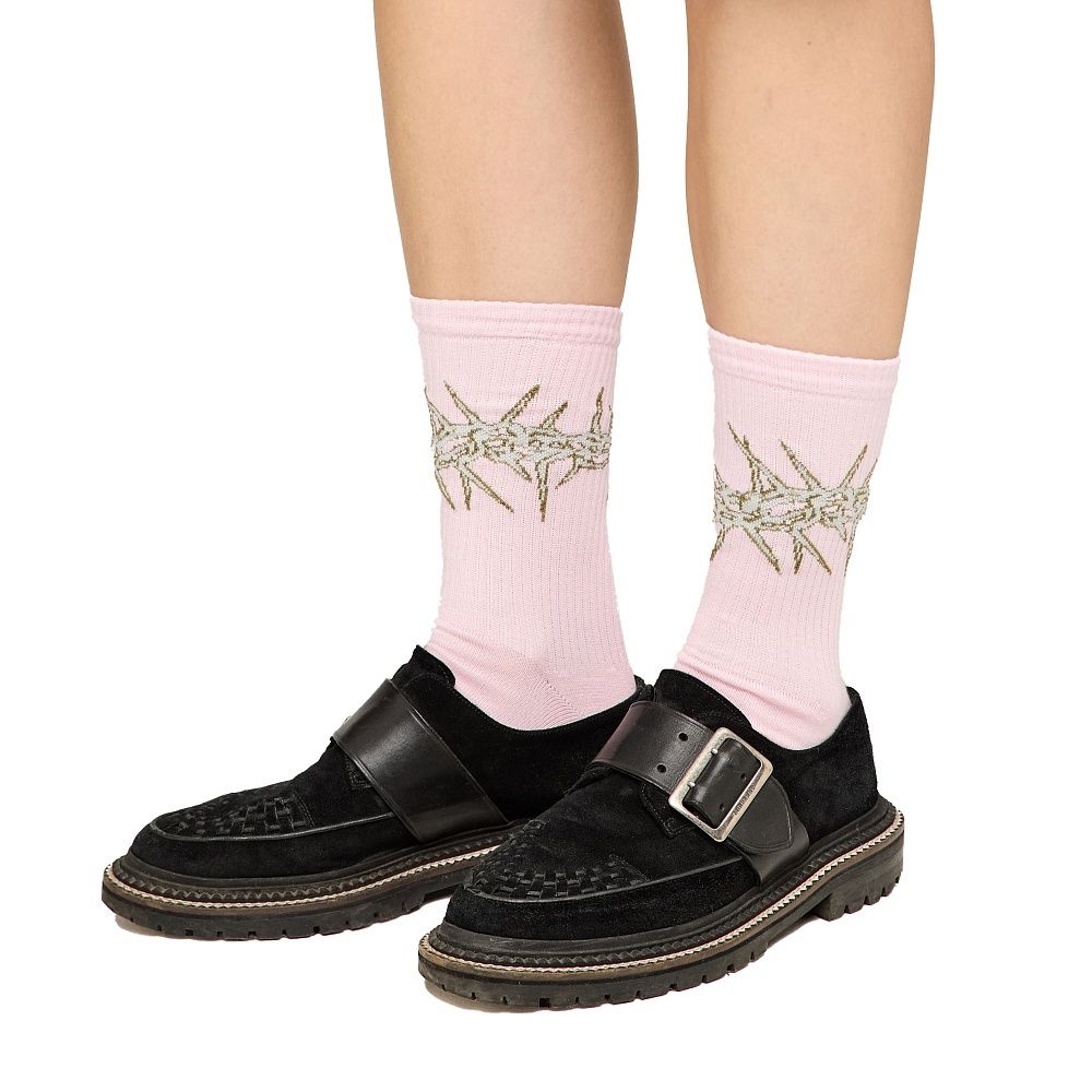 Носки Волчок Chain розовые