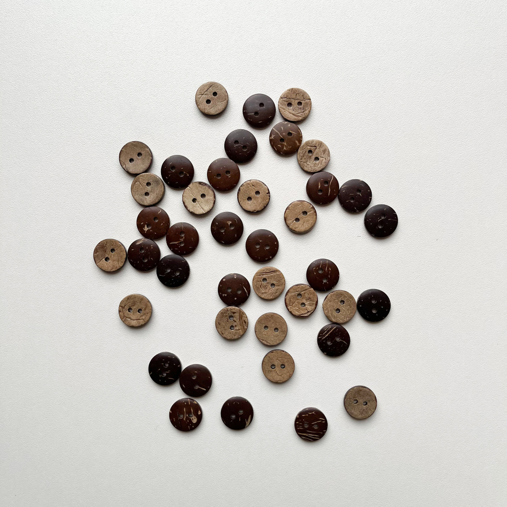 Пуговицы Кокосовые 15мм