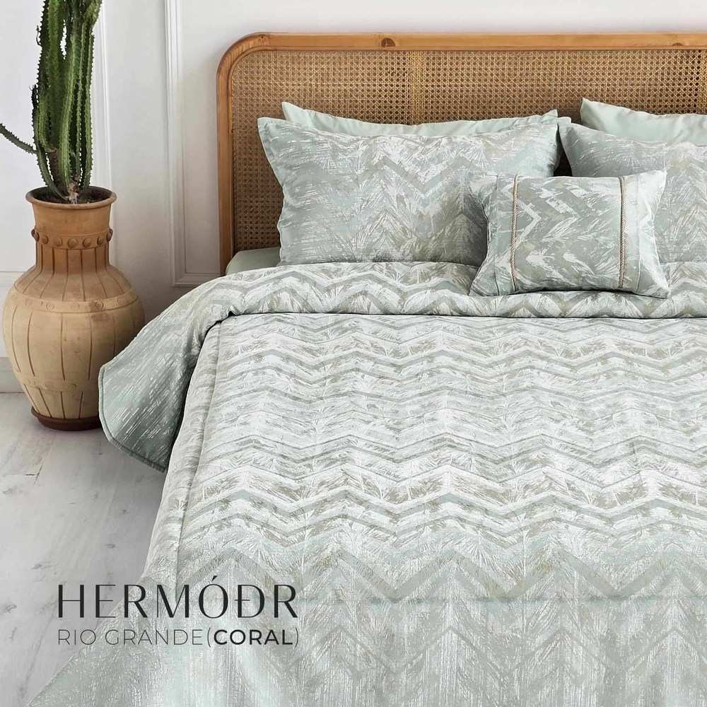 Комплект постельного белья двуспальный Rio Grand Coral Hermodr 7 предметов 130220288 Иран