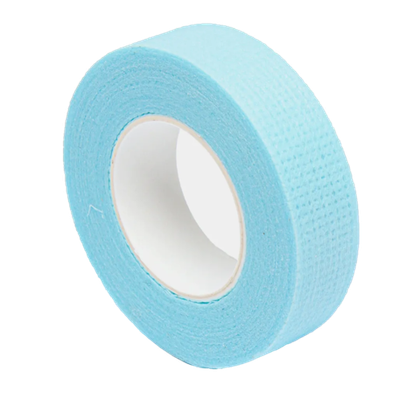 Скотч из нетканного материала с перфорацией голубой