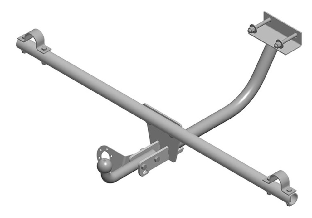 Фаркоп для Lada 4x4 Urban 2014-2020, Lada Niva Legend Urban 2020- Тип шара: A. Нагрузки: 800/75 кг, VAZ-63