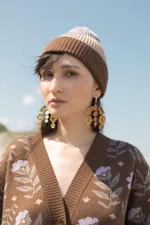 Шапка Idel Flora коричневая