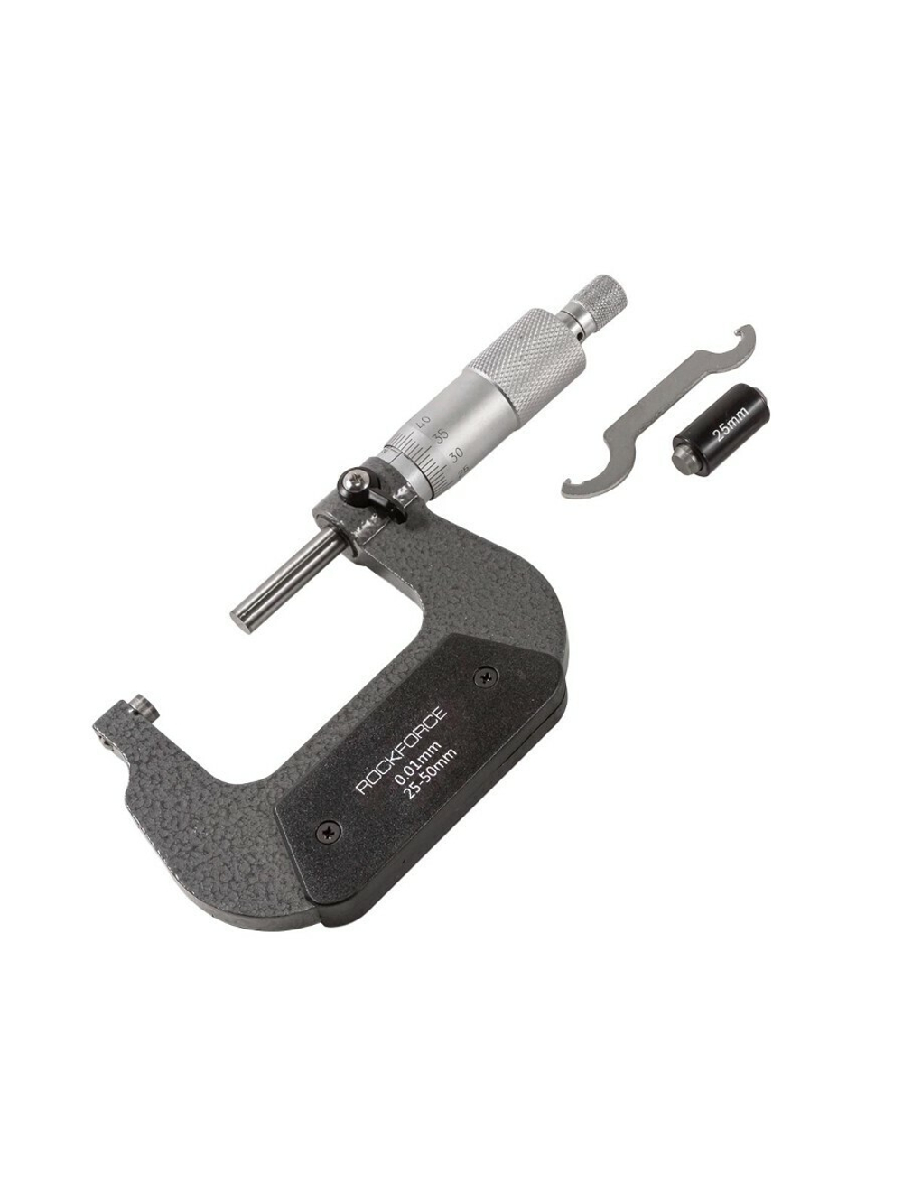 Микрометр (25-50мм, 0.01мм), в футляре RockForce##Rock FORCE RF-5096P9050