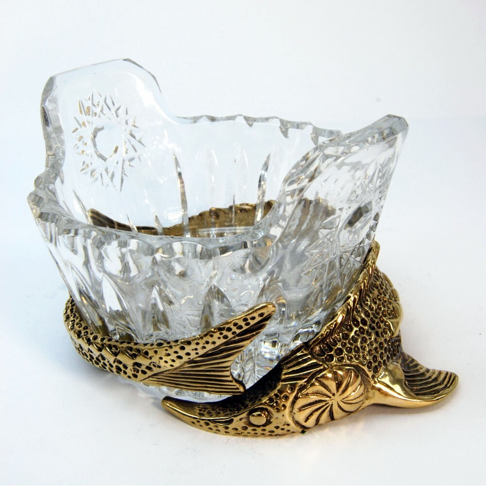 Икорница "Осетровая" в подарочном футляре с ложечкой