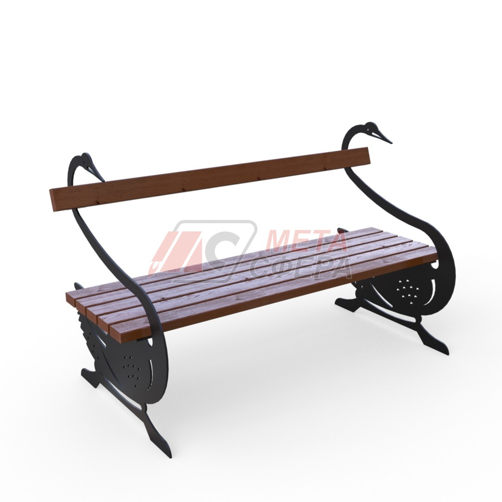 Скамейка Лебедь