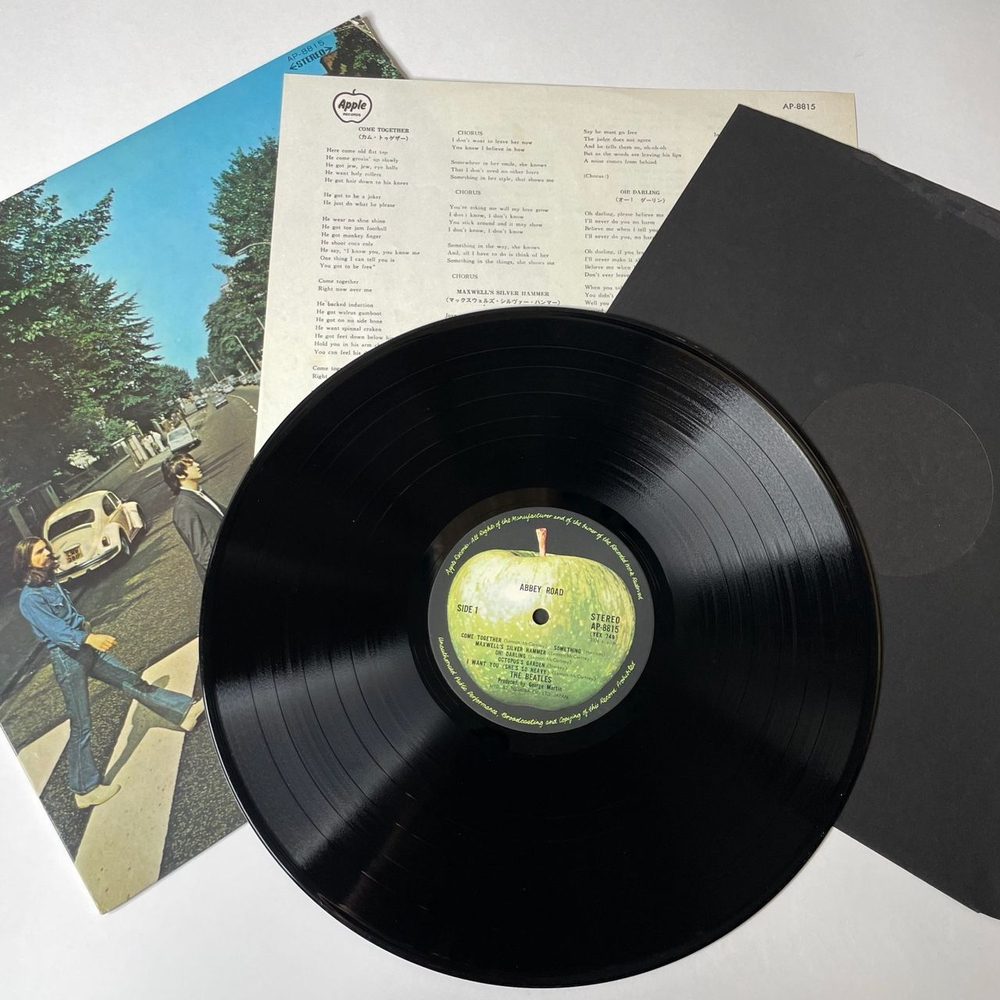 Винтажная виниловая пластинка LP The Beatles Abbey Road (Japan 1973) (No Obi) Here Comes The Sun