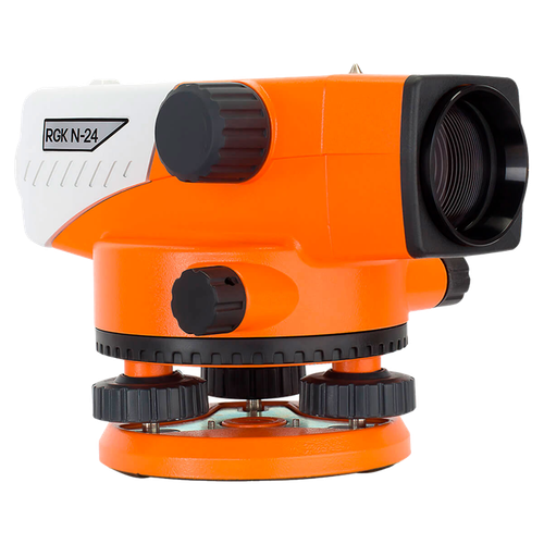 Комплект - оптический нивелир RGK N-24, рейка AMO S5 и штатив RGK S6-N N24S6S5