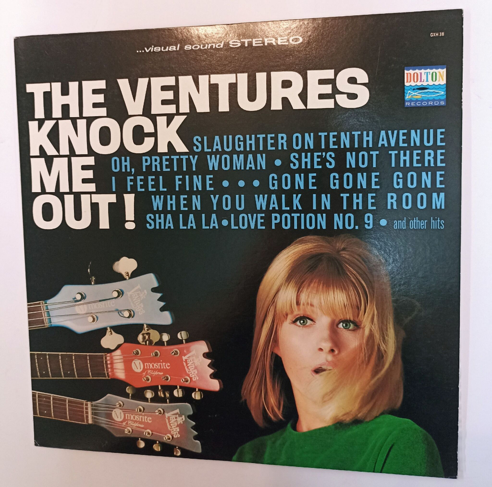 Винтажная виниловая пластинка LP The Ventures Knock Me Out (Japan 1978)