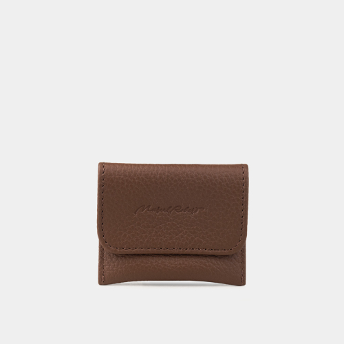 Кофр для украшений Small из кожи теленка, цвета шоколад