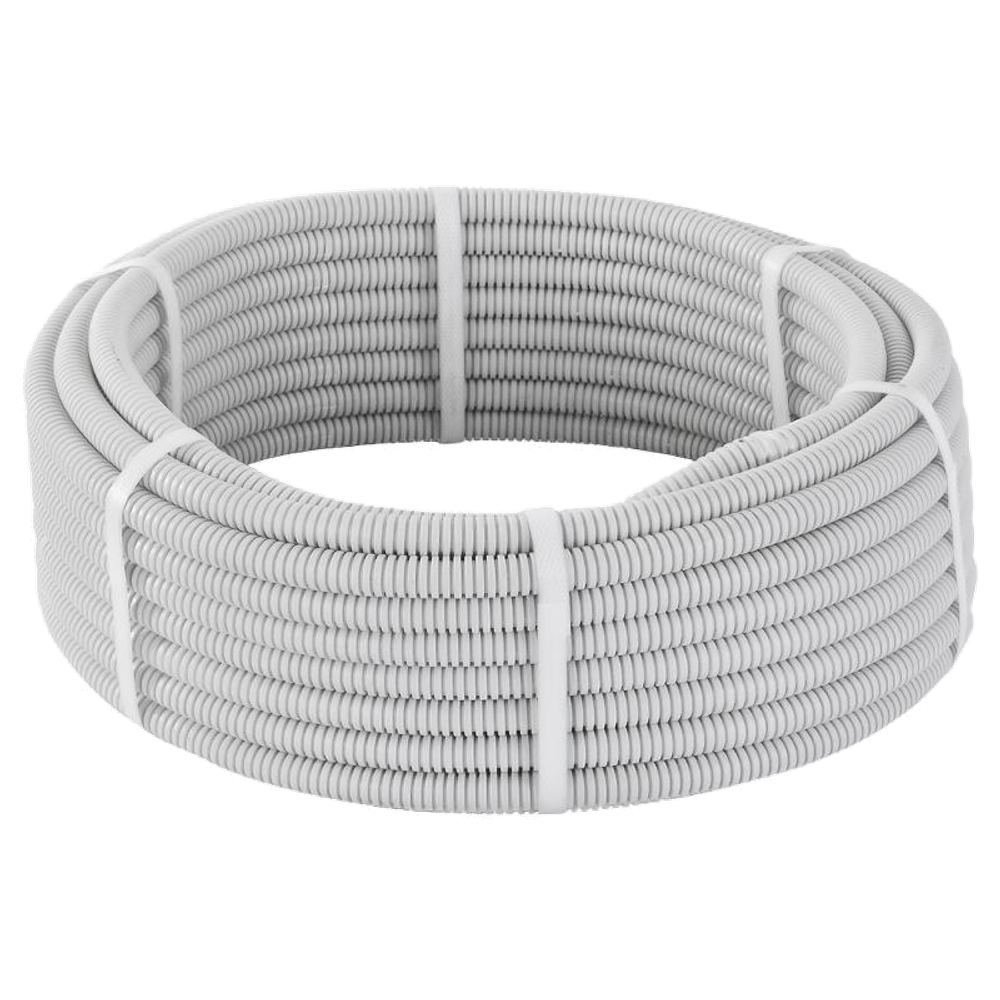 Гофра с протяжкой 25 мм (100м) серая