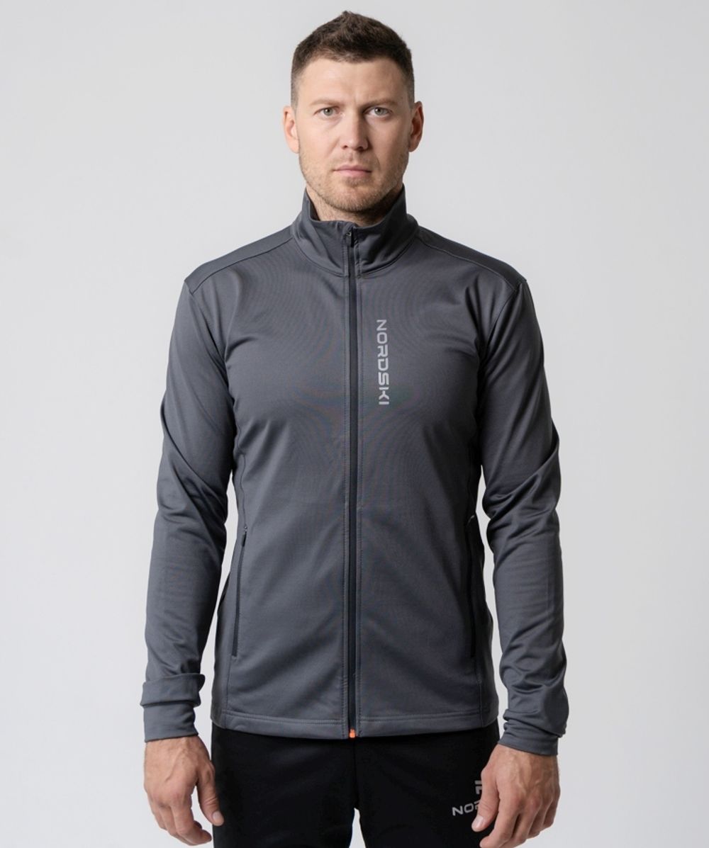 Мужская флисовая толстовка Nordski Layer серый