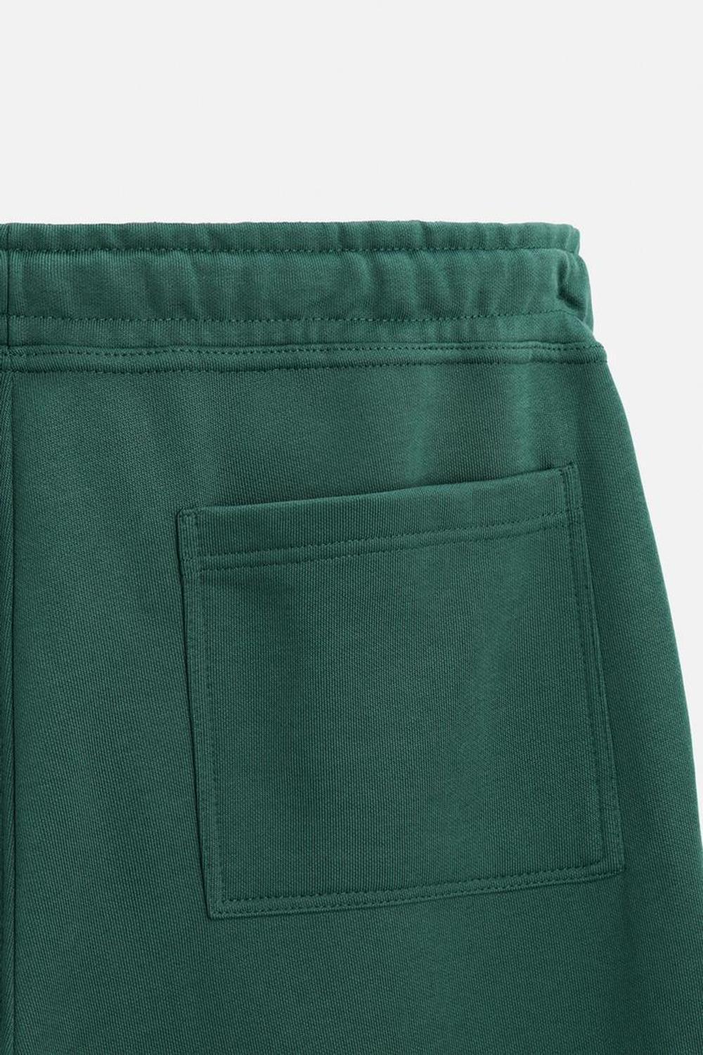 ZARA БАЗОВЫЕ БРЮКИ-ДЖОГГЕРЫ, ЗЕЛЕНЫЙ