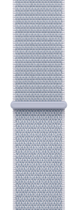 Apple Watch Series 10 46mm Silver Aluminum Case with Blue Cloud Sport Loop