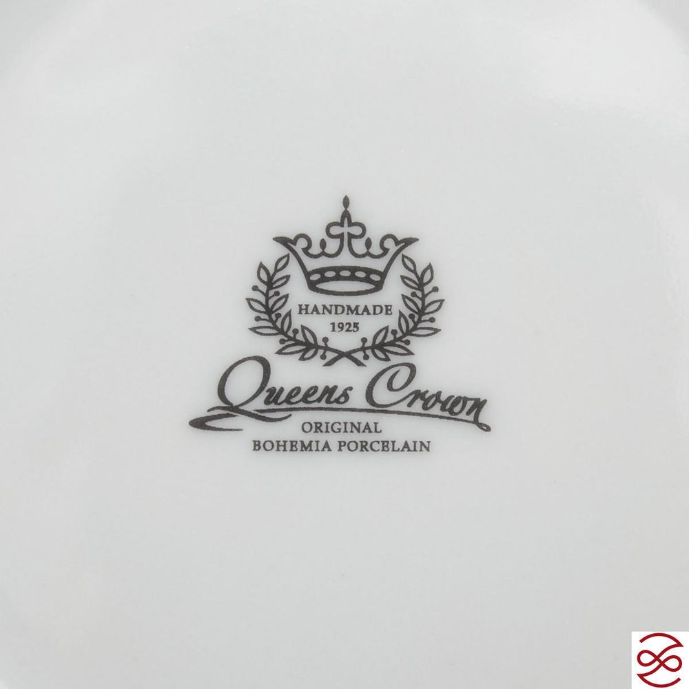 Набор глубоких тарелок Queen's Crown Aristokrat Охота бежевая 23 см (6 шт)