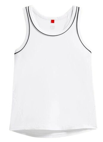 Женский топ теннисный Wilson Team Tank Top - белый