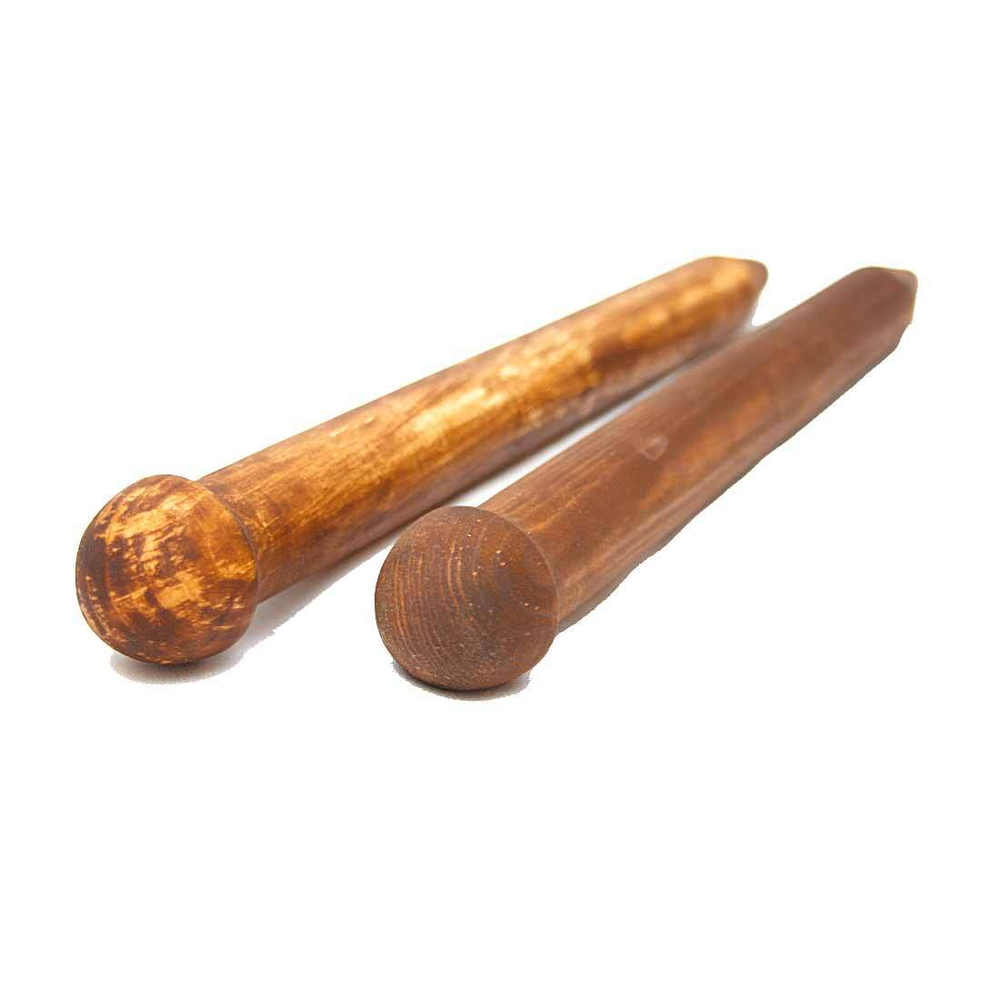 Деревянные спицы для вязания из древесины сосны 35мм/400мм. N16