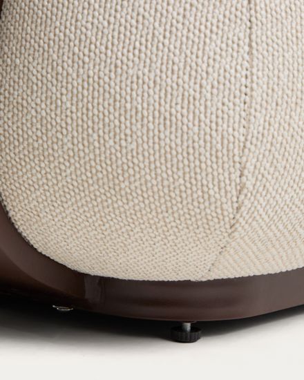 Уличное кресло Tamaris из алюминия коричневого цвета