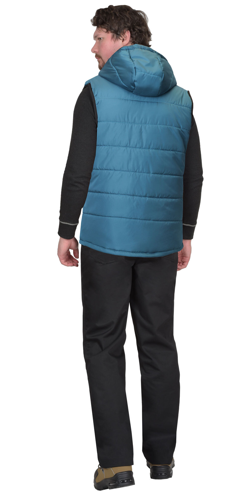 Жилет  морская волна