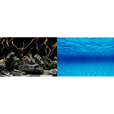 Фон двухсторонний МОРСКАЯ ЛАГУНА / НАТУРАЛЬНАЯ МИСТИКА 45см