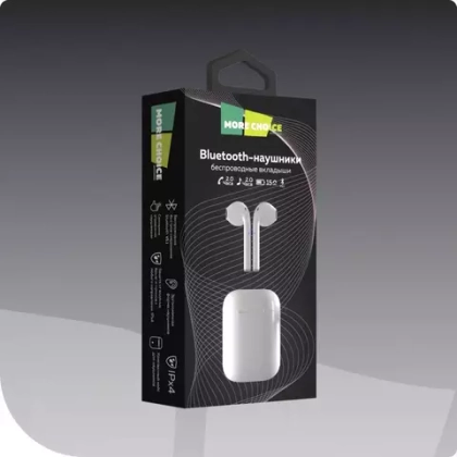 Bluetooth наушники More Choice BW14 white