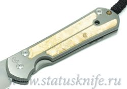 Нож Chris Reeve Knives Large Sebenza 21 Box Elder burl Inlayфотография - 4