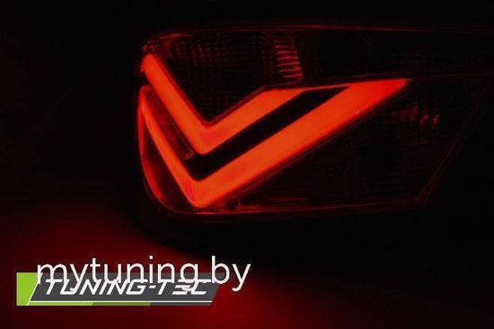 Задние фонари для Seat Ibiza 6J 3D (08-12) LED Chrome