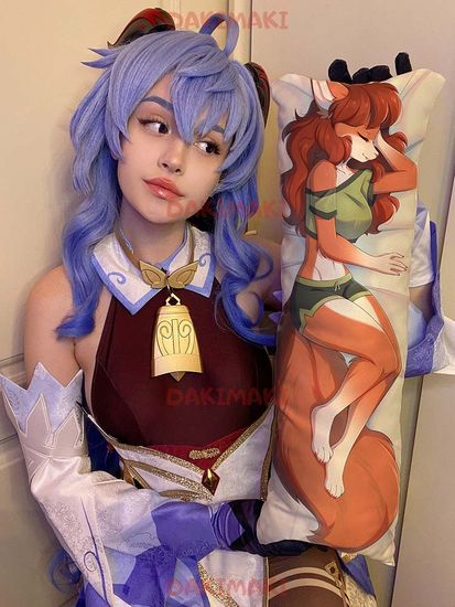 Мини дакимакура Фурри Белка арт. M0652, 60х20 см