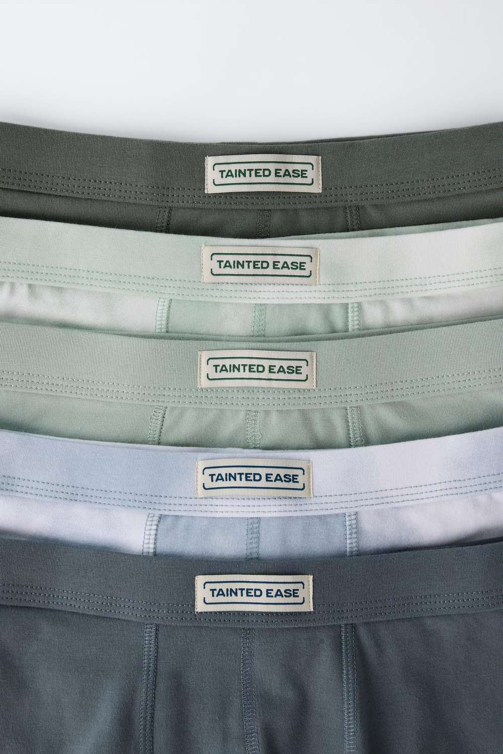 ZARA НАБОР ИЗ ПЯТИ ТРУСОВ-БОКСЕРОВ С ЭТИКЕТКОЙ, РАЗНОЦВЕТНЫЙ