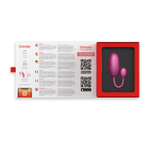 Розовое большое виброяйцо с управлением через приложение (Цвет: розовый)