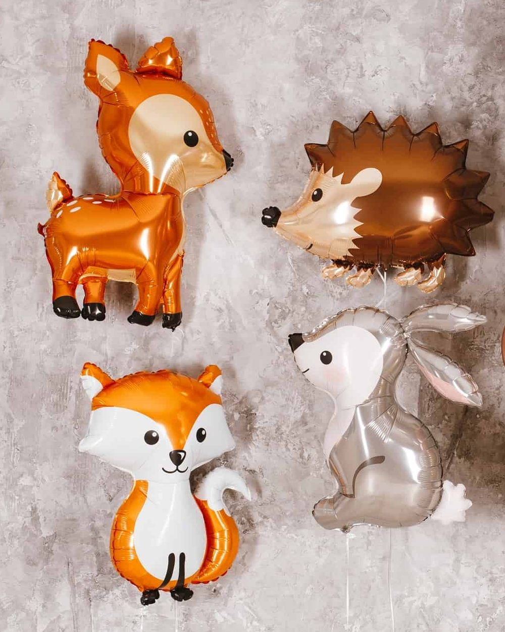 Композиция из шаров, Лесные животные.