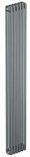 Радиатор Rifar Tubog 3180 - 6 секций трубчатый стальной подключение боковое (Титан)