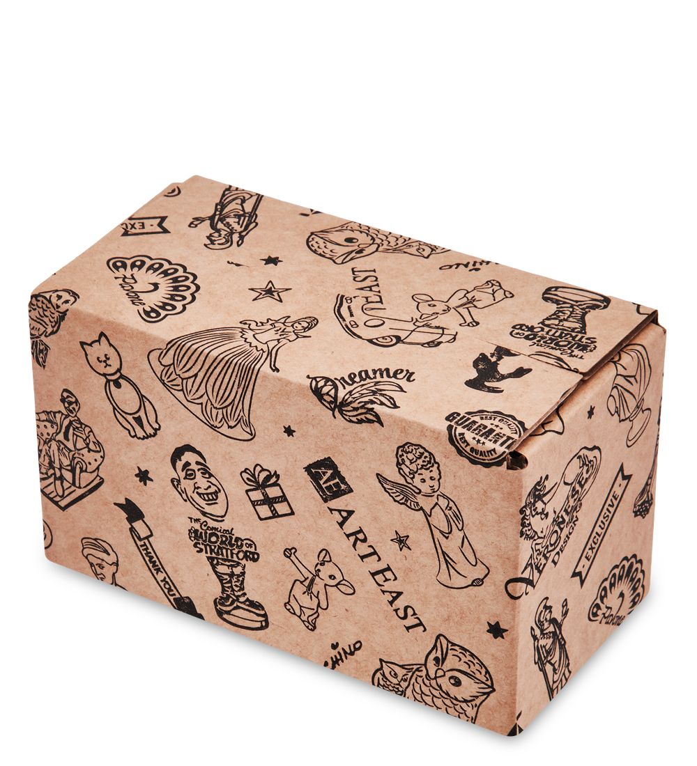 GAEM Art ГКП-54 Коробка 4-х клапанная гофрокартон 140х70х85