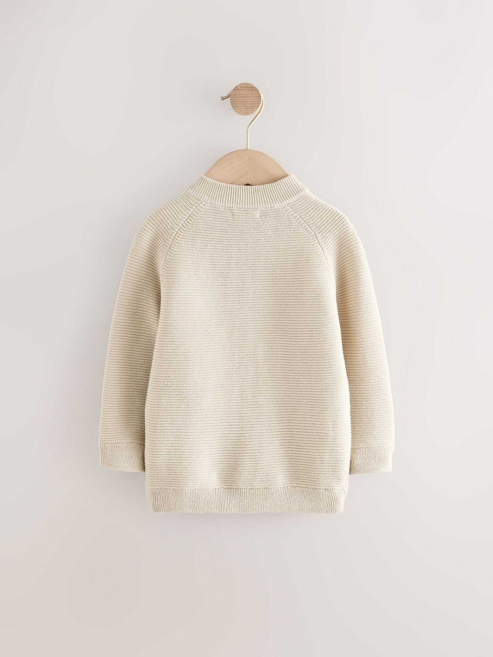 Кардиган на молнии для мальчика Next AW4-442, Бежевый