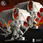 Grand Alliance Chaos Blades of Khrone Daemons Of Khorne Bloodthirster 1 шт. миниатюра для dnd, днд, pathfinder, фентези, Настольная игра, НРИ, Варгейм, РПГ