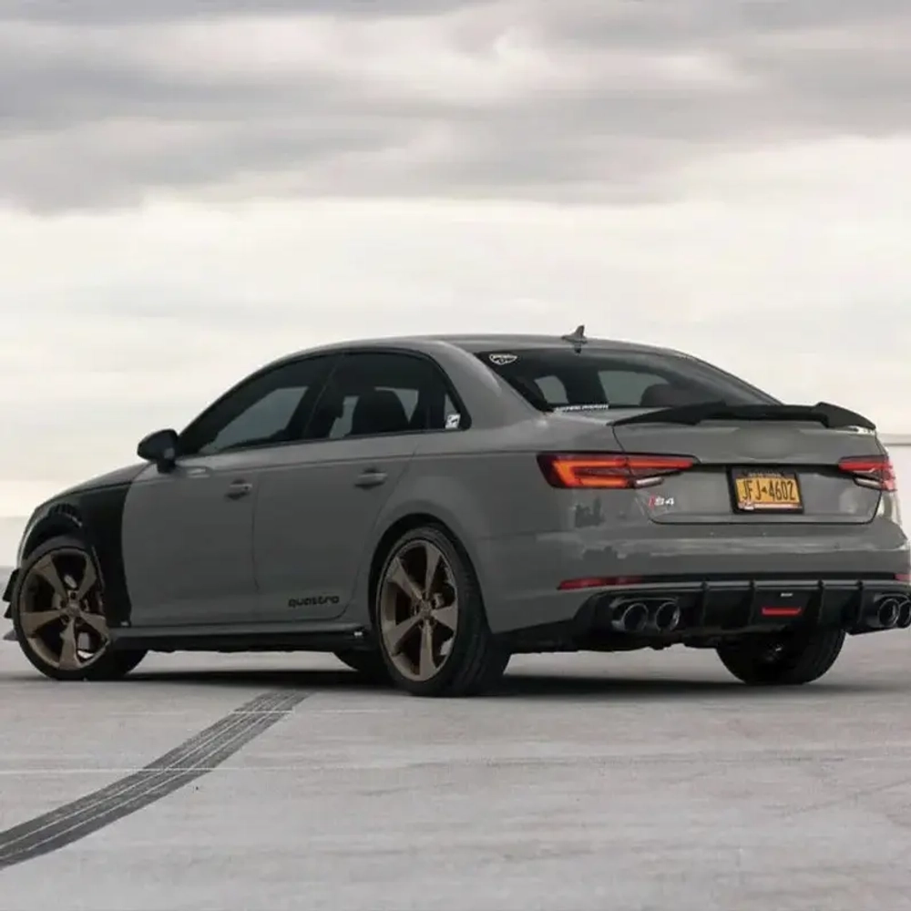 Карбоновый диффузор для AUDI S4 & A4 S LINE 2017 - 2019 B9 Ауди