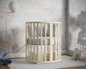 Кроватка детская Incanto Stella 11в1 с маятником слоновая кость