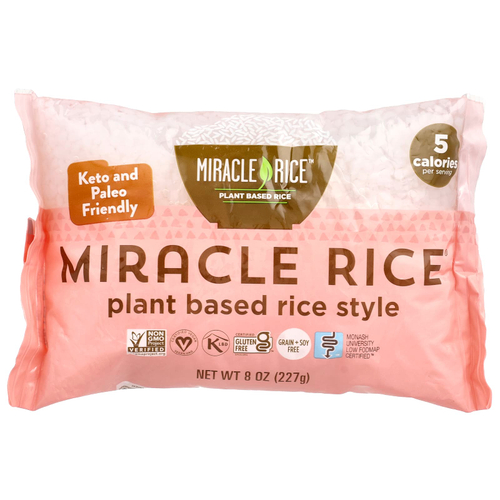 Miracle Noodle, Miracle Rice®, рис на растительной основе, 227 г (8 унций)
